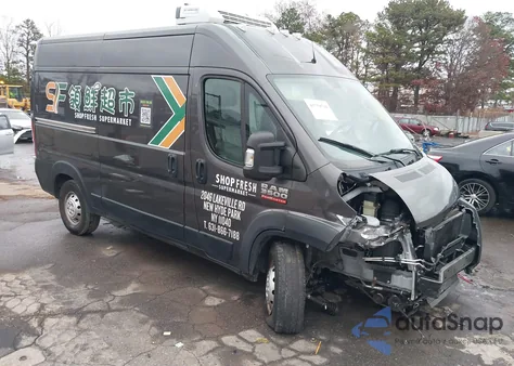 2021 Ram Promaster 3500 High Roof 136 Wb from USA, damaged, VIN 3C6MRVXGXME582314